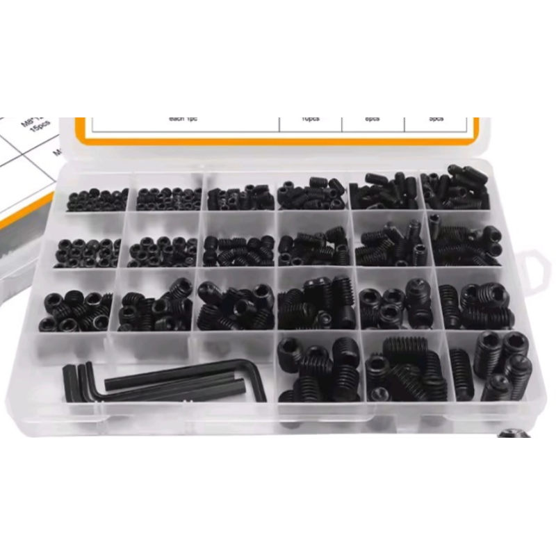 300шт. М3-М8 + 5 кл. гужон (гвинт) із внутрішнім шестигранником 