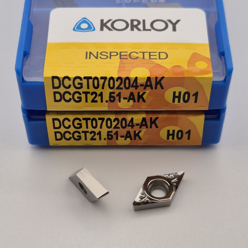 DCGT070204-AK  H01   Змінна ріжуча пластина