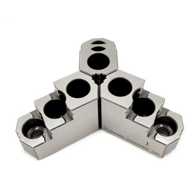 10" Загартовані кулачки для токарного гідравлічного патрона (триступеневі) 10" Загартовані кулачки для токарного гідравлічного патрона (триступеневі)